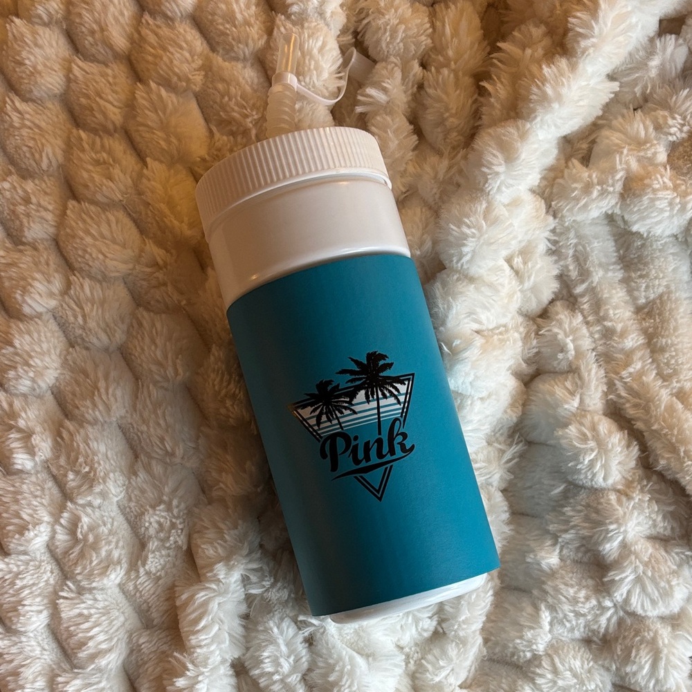 Victoria's Secret Pink Blue Water Bottle